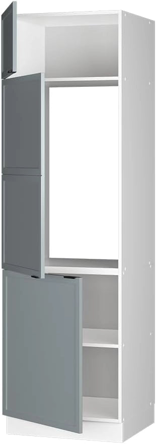 Armadio frigorifero Fame-Line, Blu-grigio chiaro, 60 cm, per la combinazione con altri moduli della serie Fame-Line