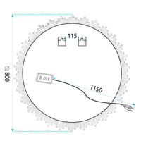 Specchio Led 80cm X013