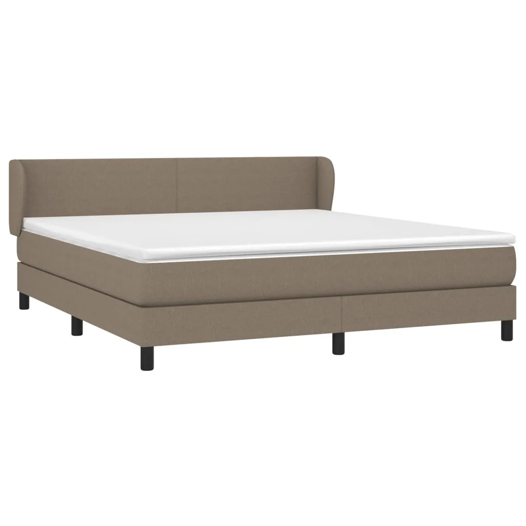 Giroletto a Molle con Materasso Tortora 180x200 cm in Tessuto cod mxl 61023