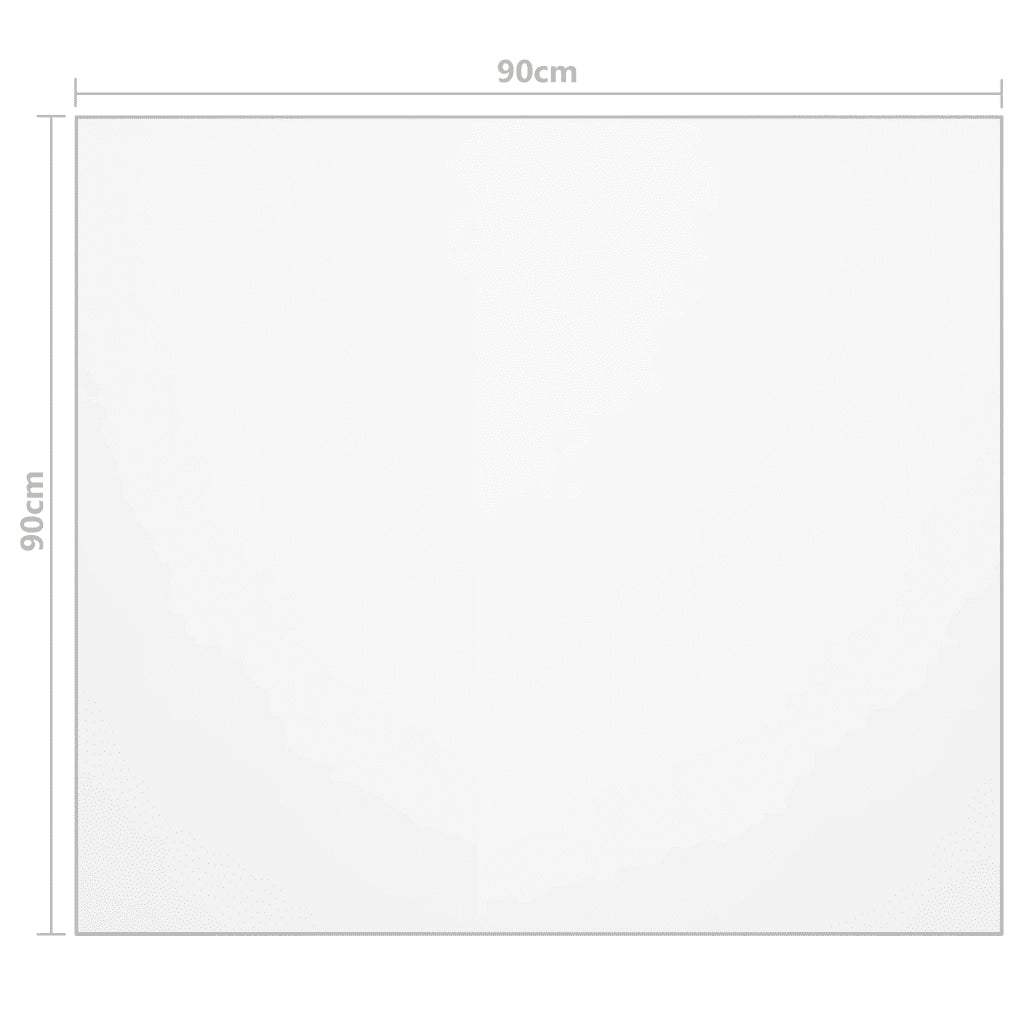 Protezione Tavolo Trasparente 90x90 cm 1,6 mm PVC 288277