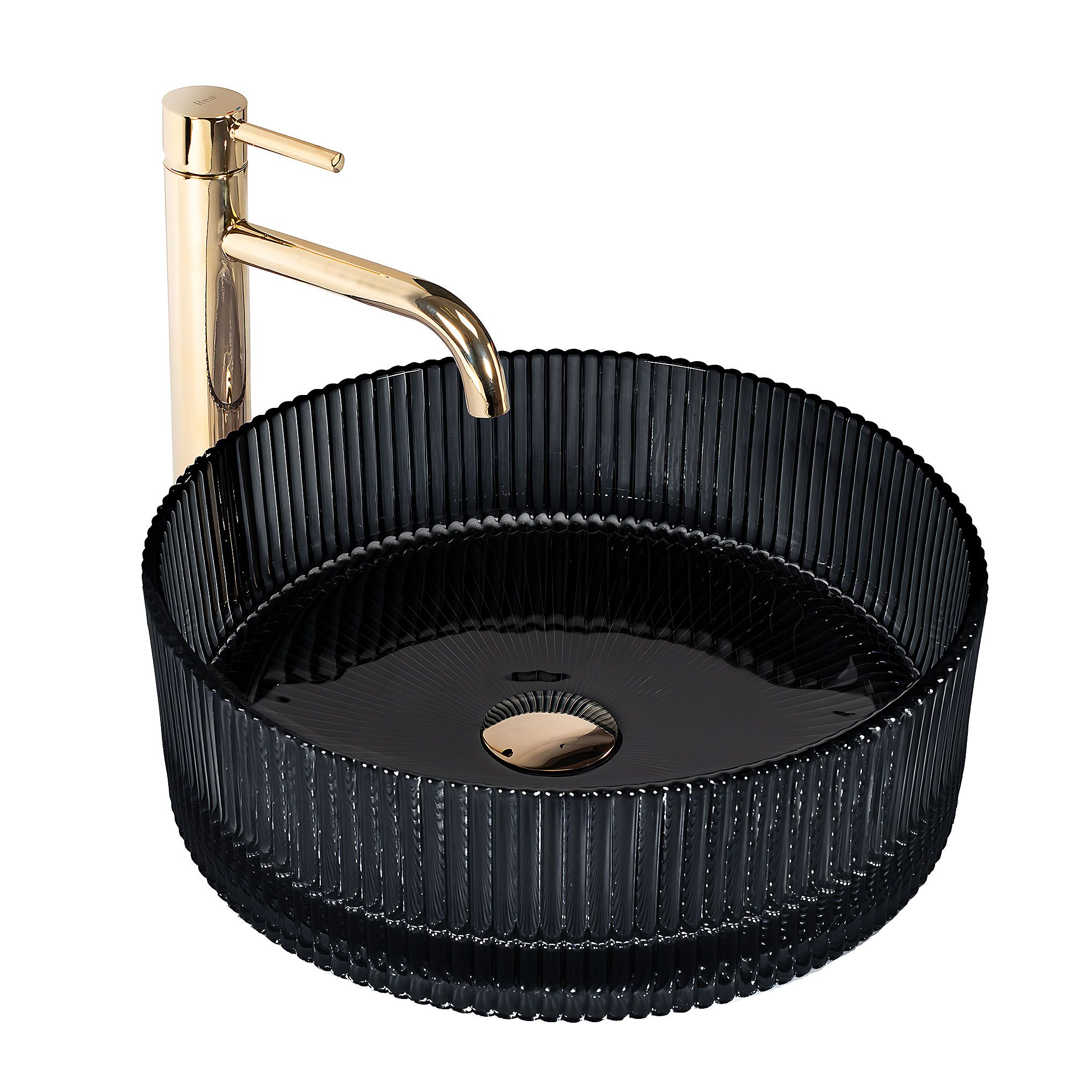 Lavabo Da Appoggio Rea Ingrid 35 Black