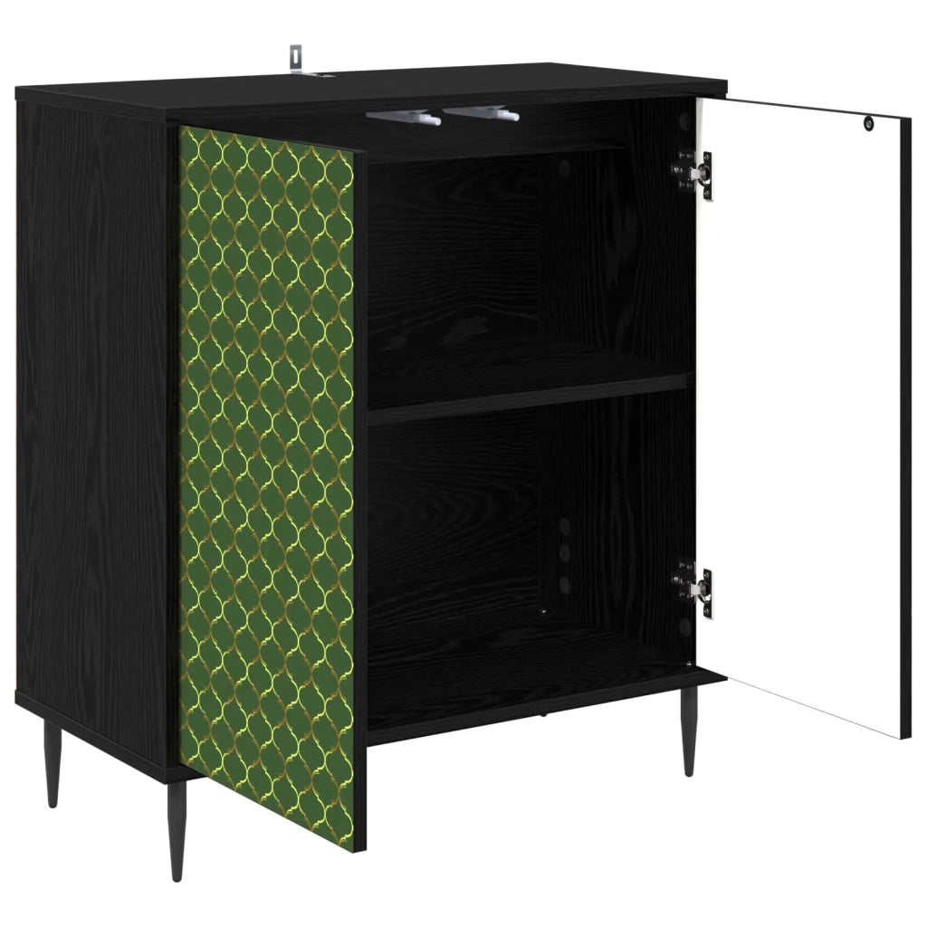 Credenza GELEEN Rovere Nero 69 x 33 x 76 cm 8006931