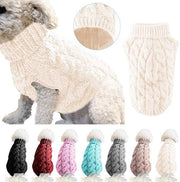 Coltrina per Cani - Pullover Doppio - Maglia a Maglia - Calda e Respirante - Adatta per Cani Piccoli/Medie Grandezza/Grandi - Ideale per Attività All'Aperto - 100% Fibre Acriliche di Alta Qualità