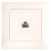 Presa Rj45 Con Cornice Oste Jnh010-s Beige