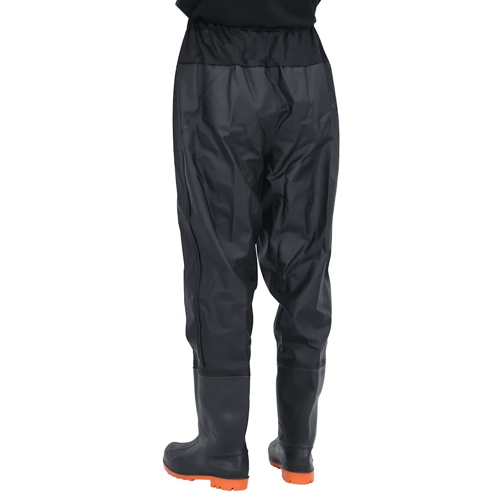 Wader da Pesca alla Vita con Stivali Nero Taglia 44 4017023