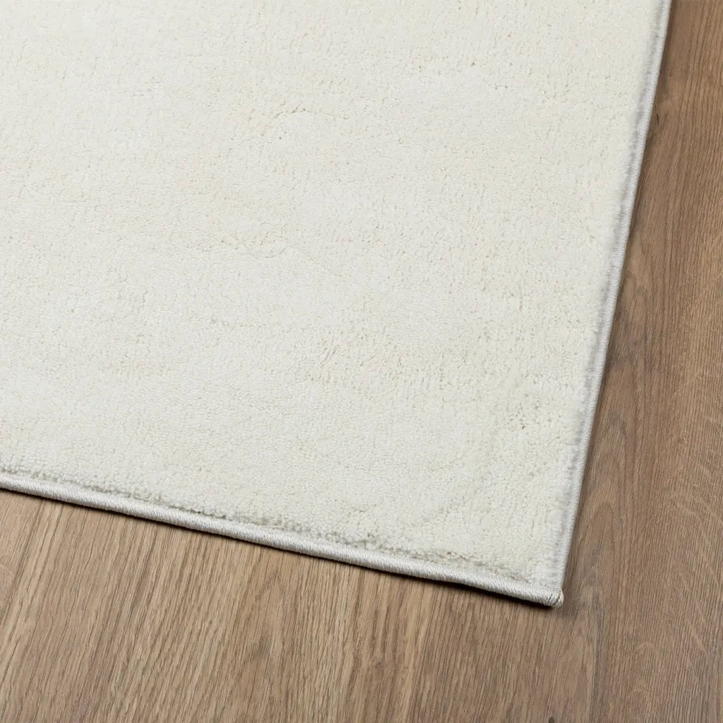 Tappeto OVIEDO a Pelo Corto Crema 120x120 cm 375511