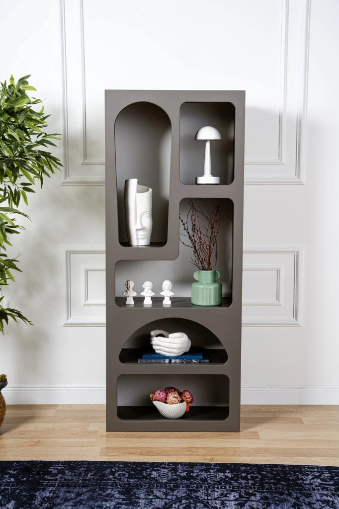 Libreria in legno "Venüs" - 60 x 32 x 150 cm - Antracite