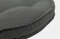 Cuscino Tondo Poly230 Carbon in Tessuto per Esterno