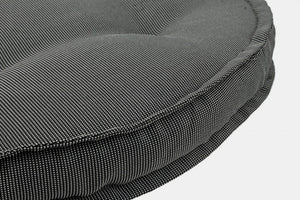 Cuscino Tondo Poly230 Carbon in Tessuto per Esterno