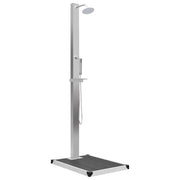 Doccia da Esterno con Piatto in WPC Acciaio Inossidabile CFW5593677