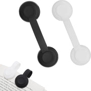 Segnalibri magnetici 2 pezzi - Silicone - Super resistenti - Multifunzionali - Clip per libri - 10x3cm aperti - Libellini magnetici