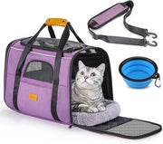 Cassa di trasporto per gatti portatile con cinghia regolabile per spalla - Ideale per cani e gatti