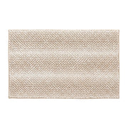 Tappeto bagno in ciniglia beige super soft 50x80 cm con retro antiscivolo Marea