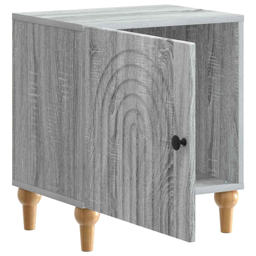 Armadio da Notte Grigio Sonoma 43 x 34,5 x 50 cm