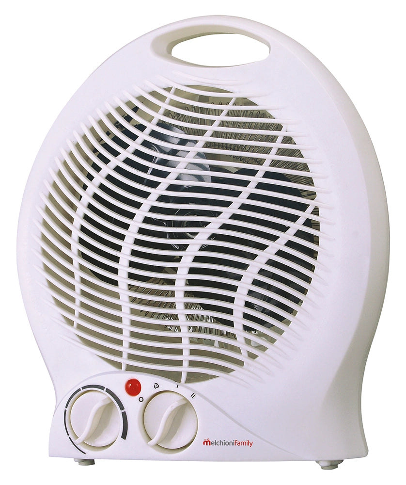 Melchioni Family Hotty Termoventilatore Stufa Elettrica 2000W con termostato e aria fredda auto spegnimento 2 regolazioni Leggera e Portatile