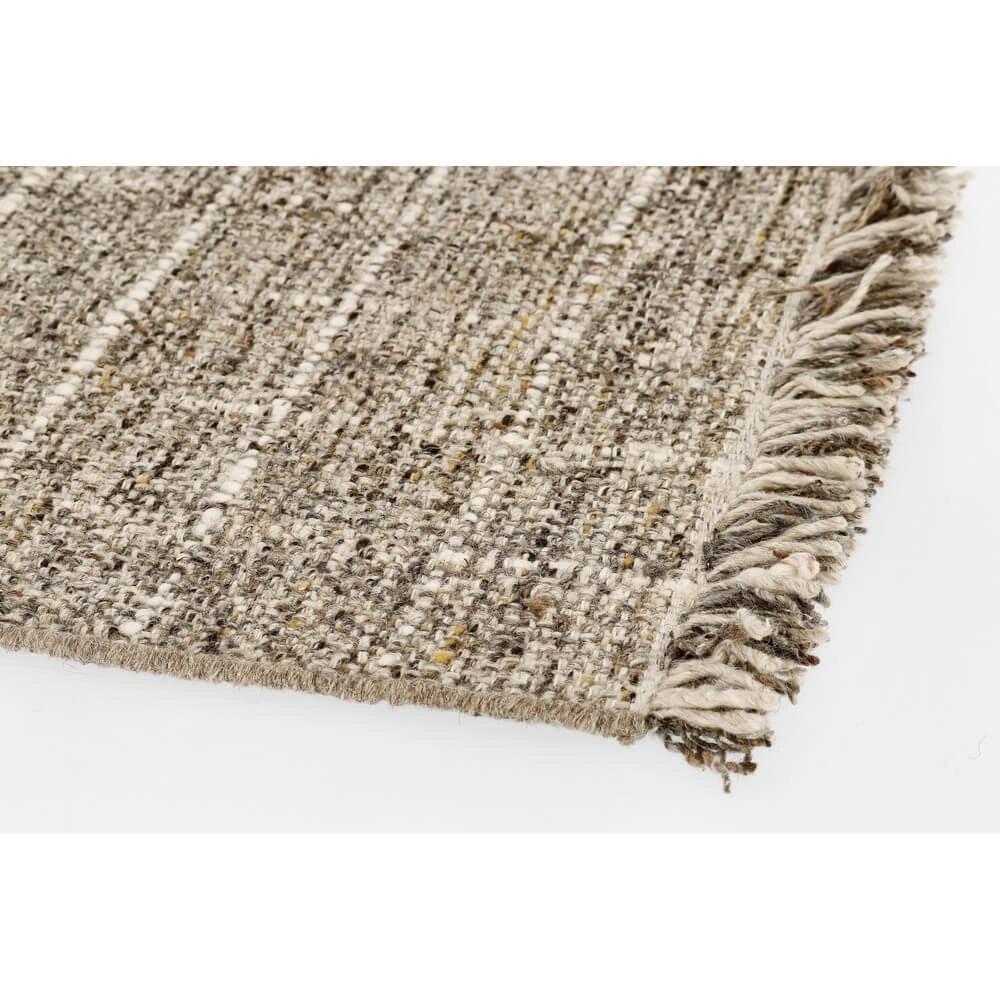 Tappeto in Lana Tessuto a Mano con Frange 160x230 cm - COX