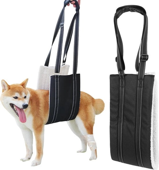 74x19cm - Misura L - Linea di riabilitazione per cani - Aiutare la presa per petto e schiena - Essenziale per animali domestici che viaggiano all'aperto - Adatto per cani anziani e cani in fase di recupero post-operatorio