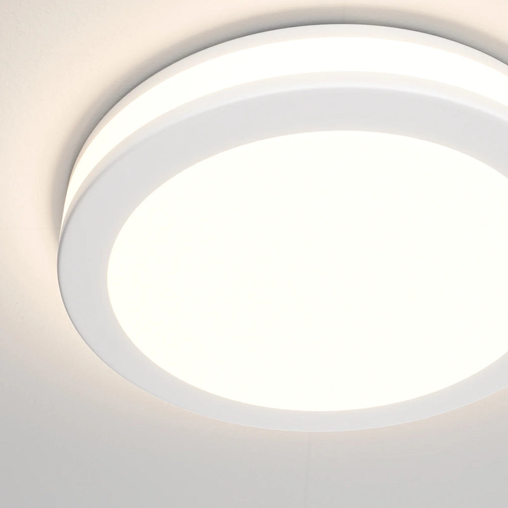 Maytoni Lampada da Incasso Phanton 1 luce LED integrato bianco metallo