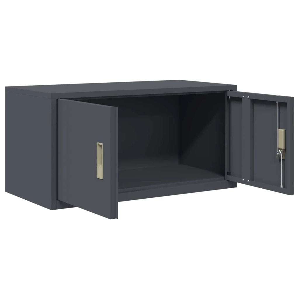 Armadio Antracite 80 x 40 x 40 cm Acciaio