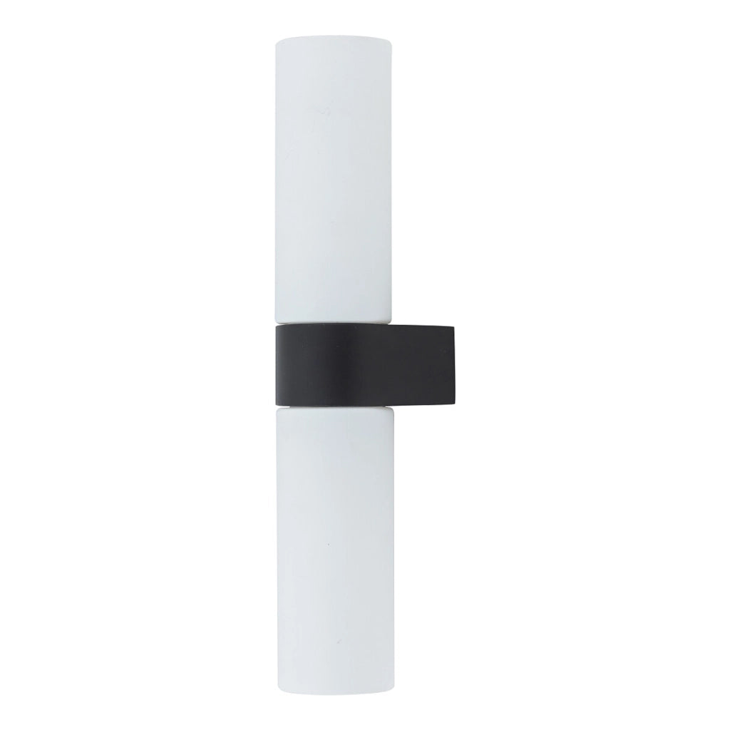 Applique NATALIE tubo verticale nero/bianco 2xG9 IP44 Nowodvorski