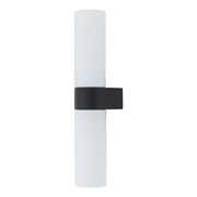Applique NATALIE tubo verticale nero/bianco 2xG9 IP44 Nowodvorski