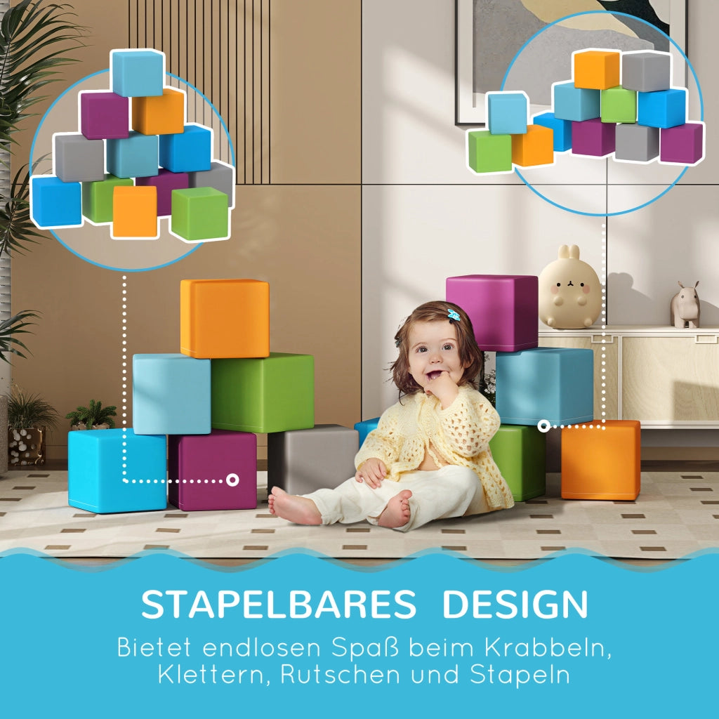 Giocattolo da arrampicata morbido per bambini ¨C zephmum ¨C EPE 20x20x20 cm Multicolore