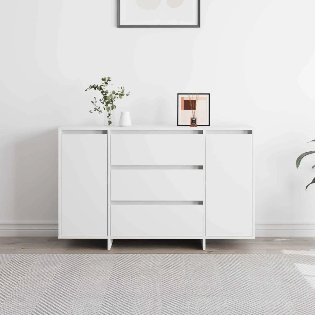 Credenza con cassetto Bianco 120 x 41 x 75 cm Legno multistrato 3333906