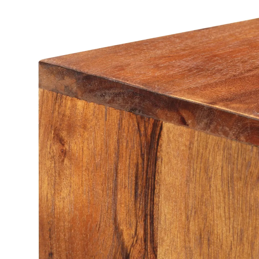 Credenza Alta 80x30x100 cm in Legno Massello di Acacia 285868