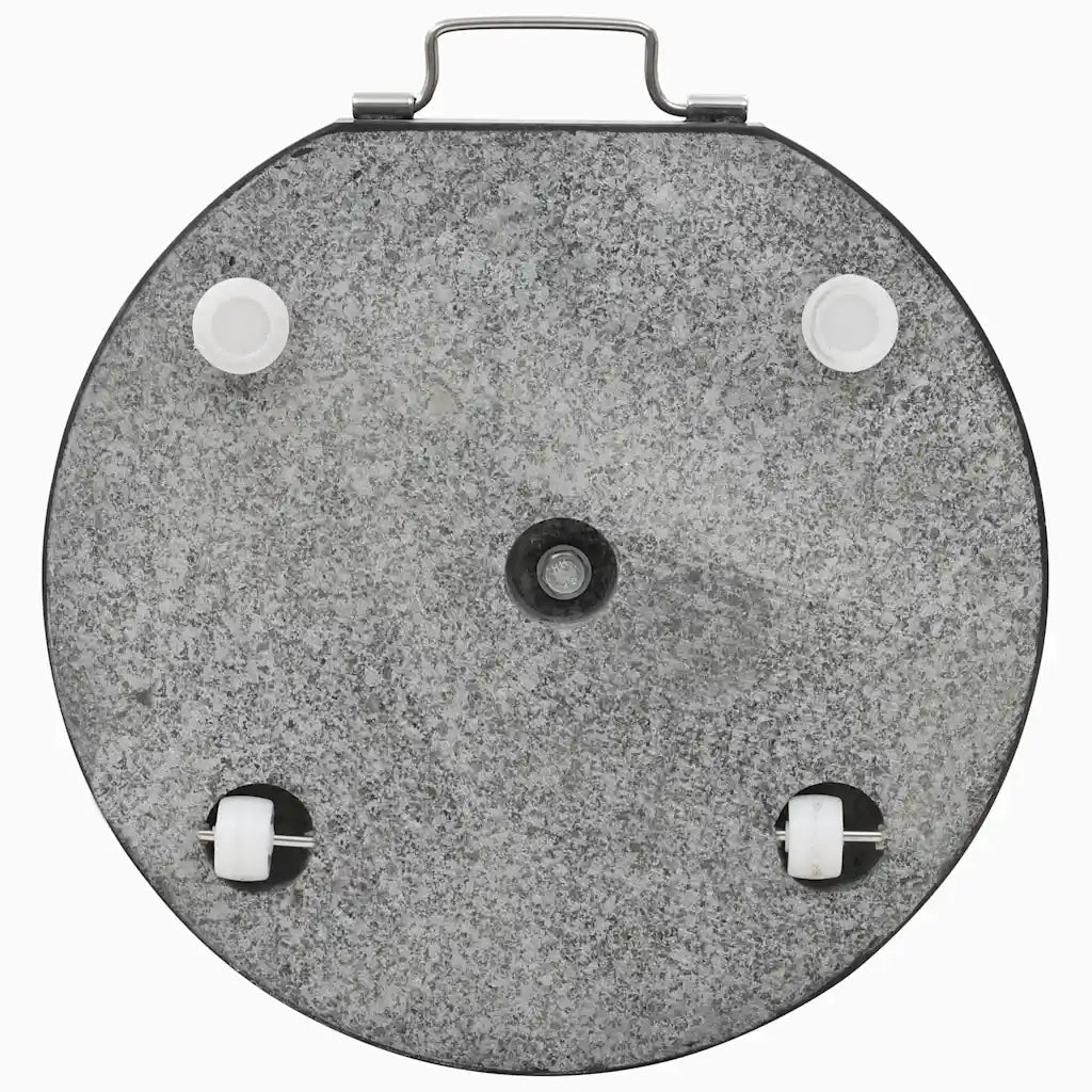 Base per Ombrellone in Granito 28,5 kg Circolare Nera CFW7990625