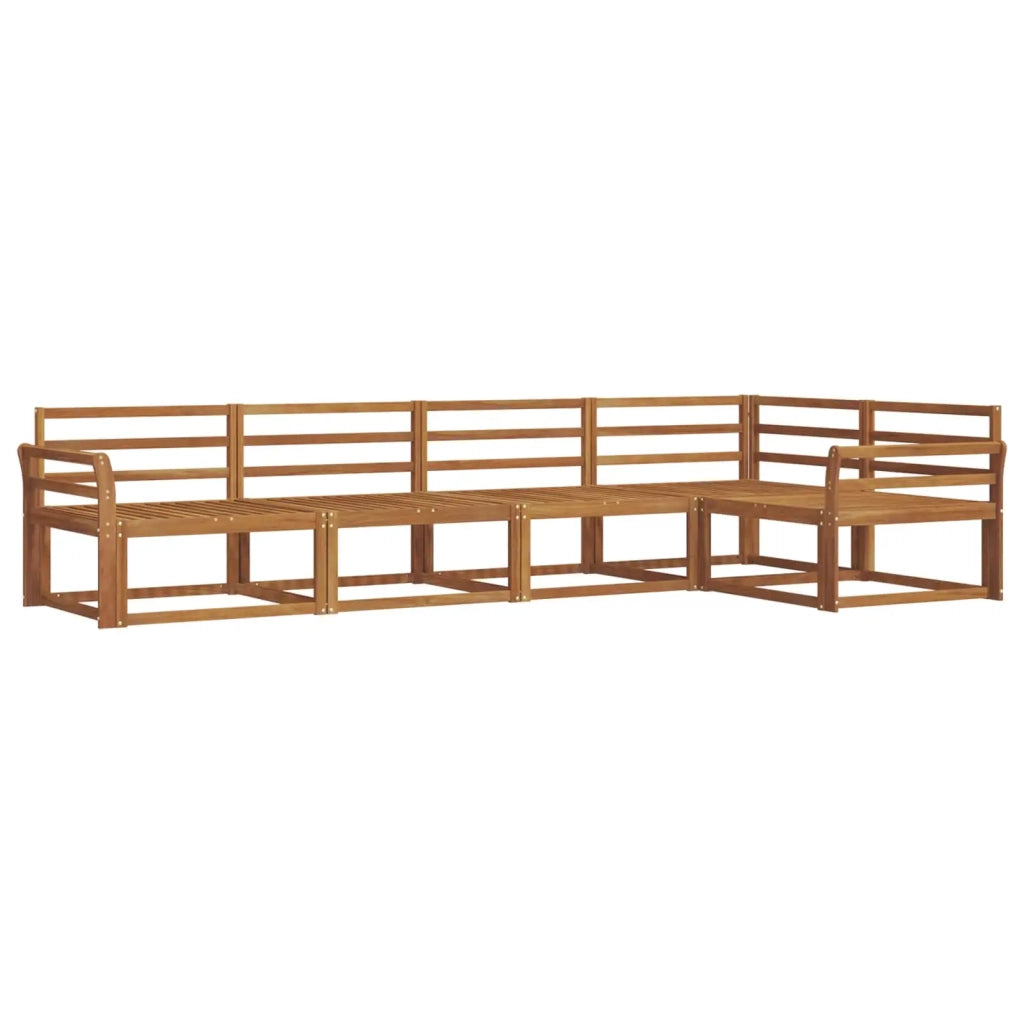 Set di divani da esterno 5 pcs Naturale