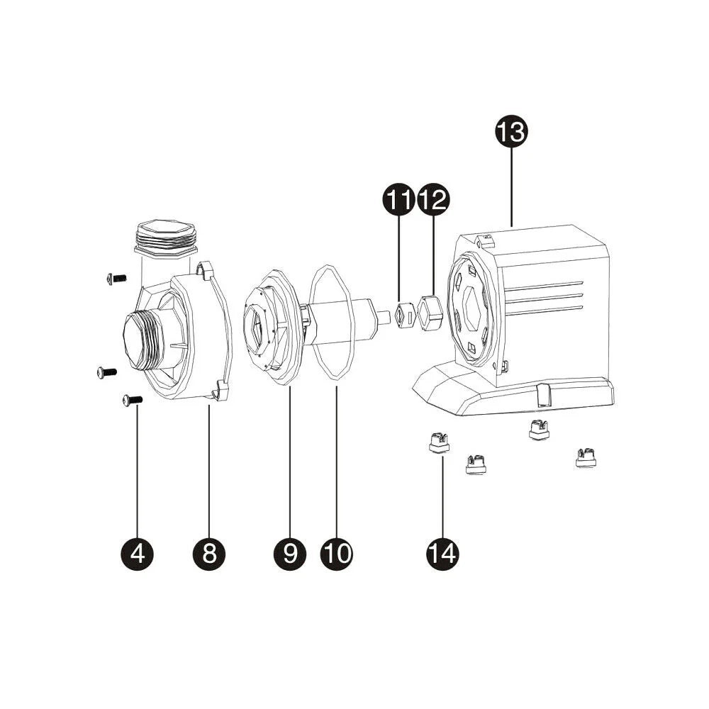 Pompa per piscina circolazione 12000 litri all'ora 100 watt 16_0001982