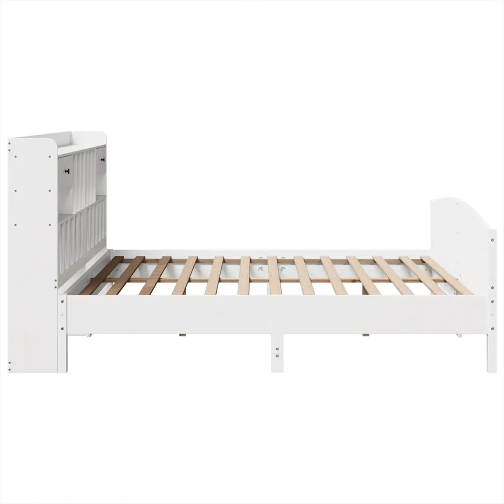 Giroletto con Libreria senza Materasso 180x200 cm in Legno Pino 3323135