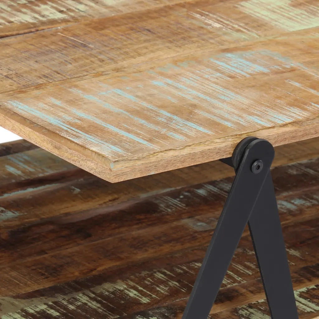 Tavolino da CaffÃ¨ 115x60x40 cm in Legno Massello di Recupero cod mxl 21678