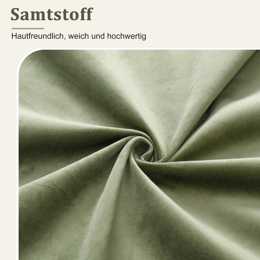OKWISH Letto contenitore 90×200 cm, Letto Singolo con Vano Contenitore, Testiera Imbottita e Struttura Integrata, senza Materasso, in Velluto, Verde