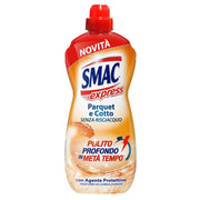 SMAC EXPRESS PAVIMENTI IN COTTO E PARQUET SENZA RISCIAQUO PULITO PROFONDO IN META' TEMPO 1 LT