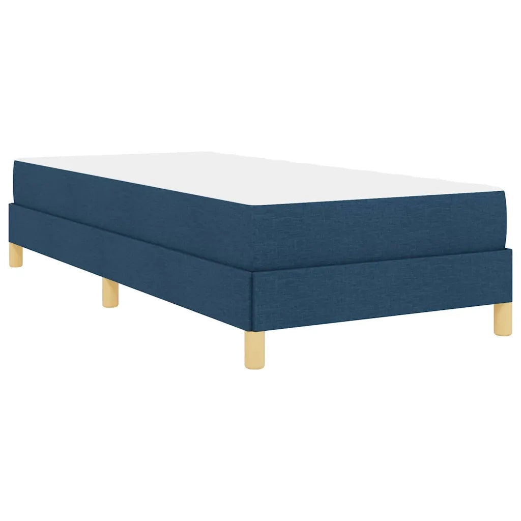 Letto a molle con materasso Blu 90 x 200 cm Tessuto 3398541