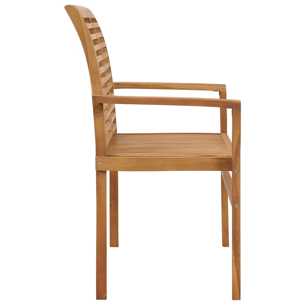 Panca da giardino arredo da esterno terrazza con cuscino verde 112 cm legno massello di teak 02_0011558