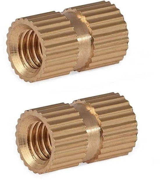 Viti a vitiello M4x6x6mm - 40 pezzi - Ottone - Viti a cartella - Elemento di fissaggio - Resistente al calore - Viti