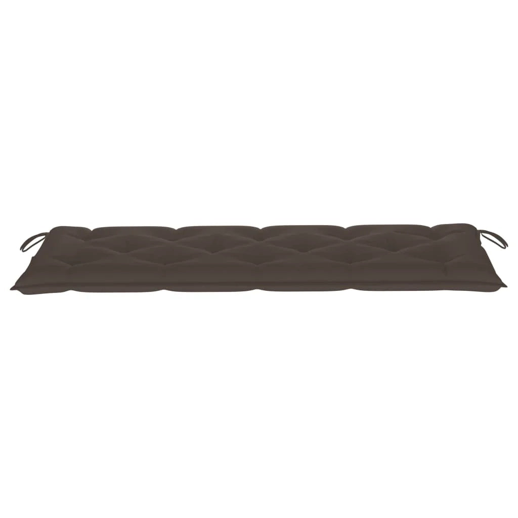 Panca da giardino mobili da esterno per patio panca da terrazza impilabile con cuscino 159 cm legno massello di teak 02_0011690