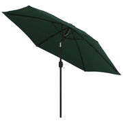Mobile da giardino con ombrellone a sbalzo verde da 3 m 02_0008601