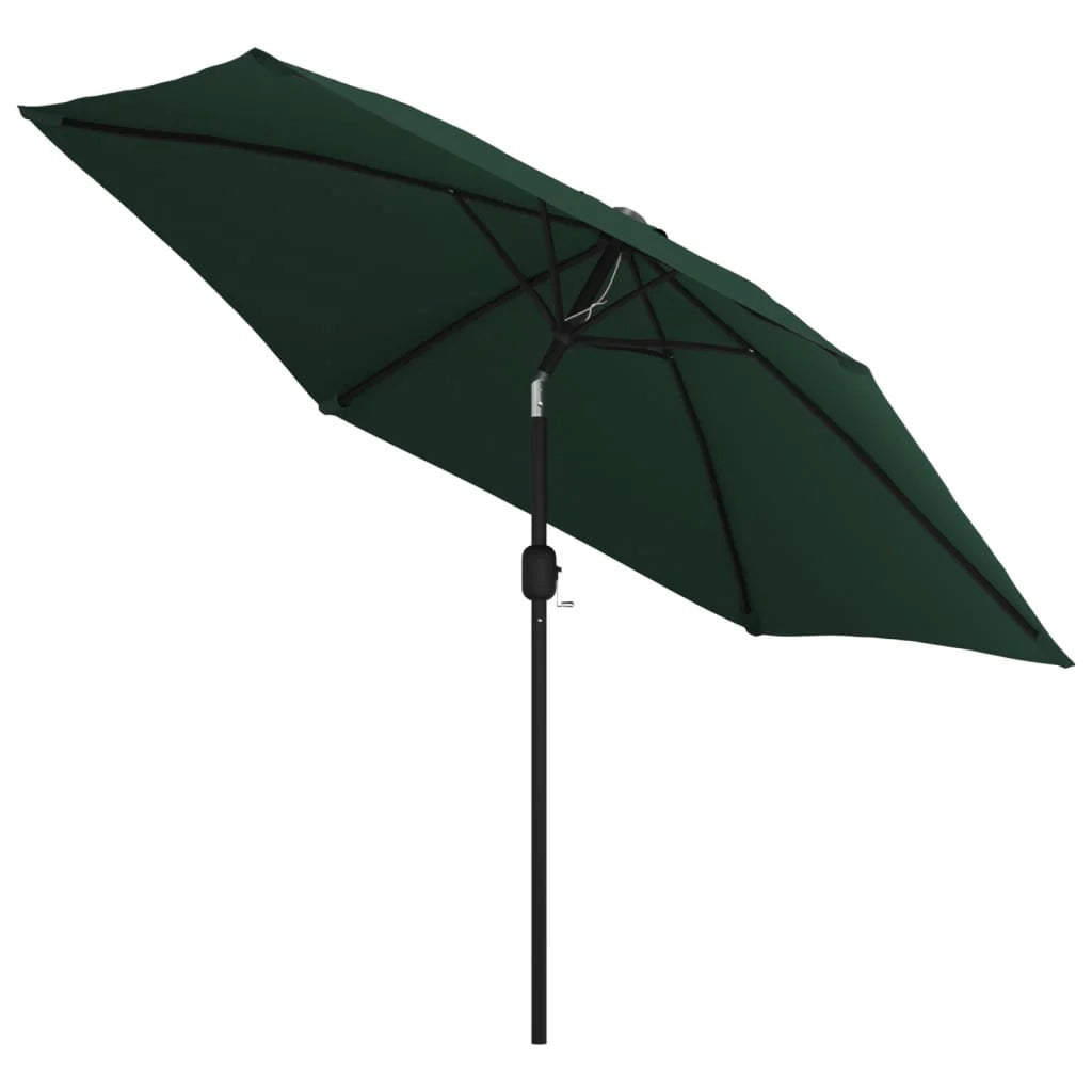 Mobile da giardino con ombrellone a sbalzo verde da 3 m 02_0008601