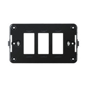 TONDO ECL 99 TP SUPPORTO 3 MODULI UNIVERSALE- ELETTROCANALI- 30,0 pz