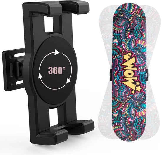 Supporto per skateboard 360° girevole - Display hanger oscillante - Supporto per skateboard con posizionamento verticale orizzontale - Carico massimo 15 kg - Incluso materiale di montaggio