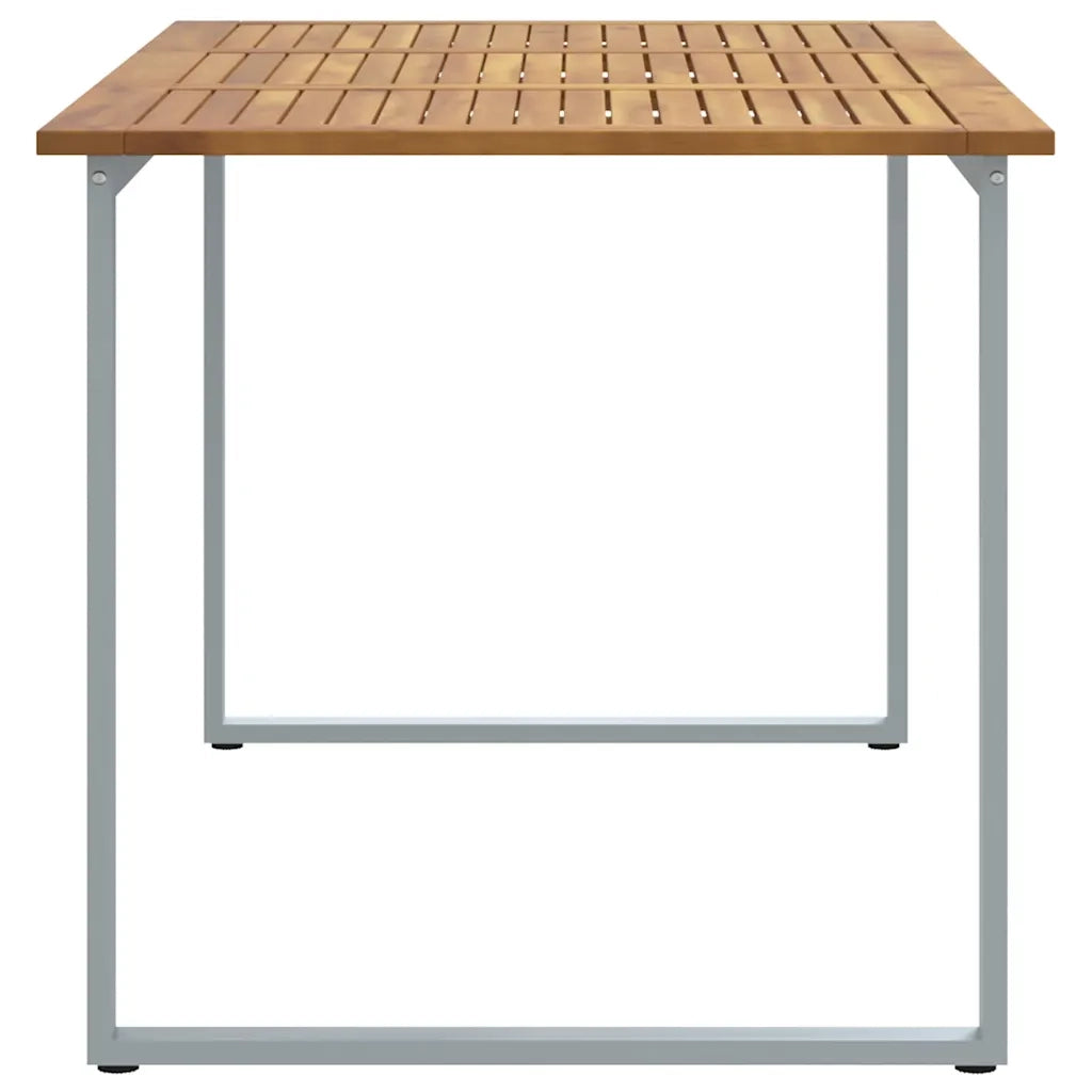 Tavolo da Giardino Grigio 160 x 80 x 75 cm 4010595