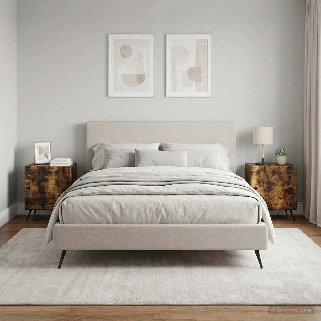 Armadio da Notte 2 pcs Rovere Fumo 43 x 34,5 x 50 cm 895496