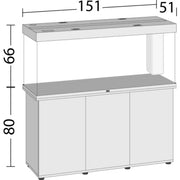 Juwel Rio 450 LED cm151x51x66h Senza Supporto Colore: Bianco