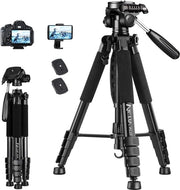 Stativo per fotocamera in lega di alluminio da 185 cm con testa 3-vele rimovibile per smartphone e fotocamera DSLR con adattamento per Nikon e Canon

Modello: 
3-vele: 
Materiali: 
Altezza: 185 cm 
Peso: 
Caratteristiche: