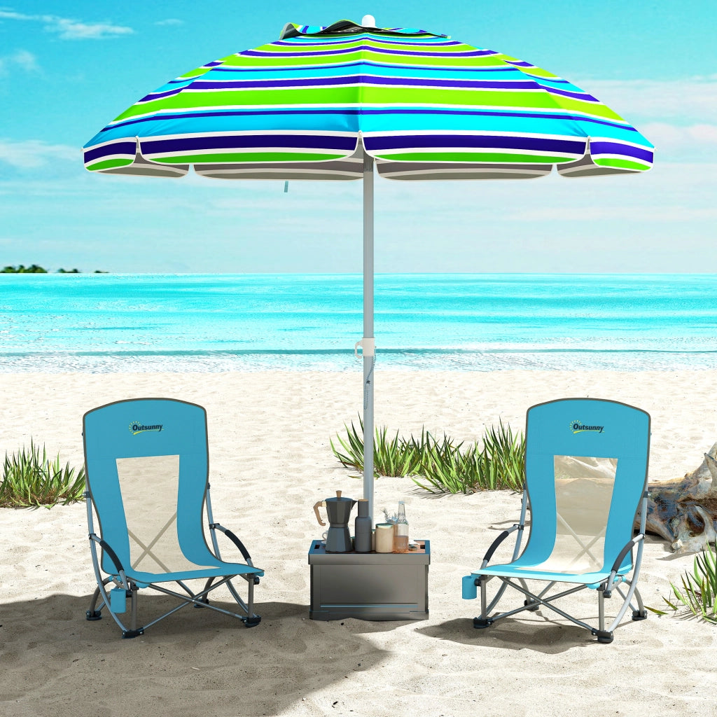 Sedia da pranzo pieghevole ¨C Zephmum ¨C Blu 70x58x79 cm