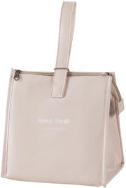 Borsa di latta per donne, borsa di latta per donne e uomini, piccola borsa di latta impermeabile, borsa di latta riutilizzabile e isolata, cassetto di latta per picnic (beige)
