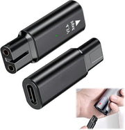 Caricabatterie di Ricambio Tipo C 43V per Rasoiere e Trimmer - Uomo - Compatibile con Oneblade QP2620/QP2520 - Indicatore di Caricamento - 2 Pezzi